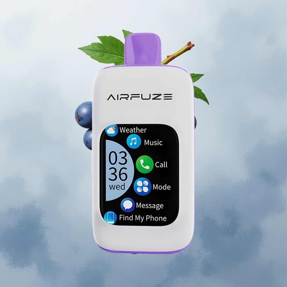 AirFuze Smart 30000 Puffs 5% Touch Screen Grape Burst