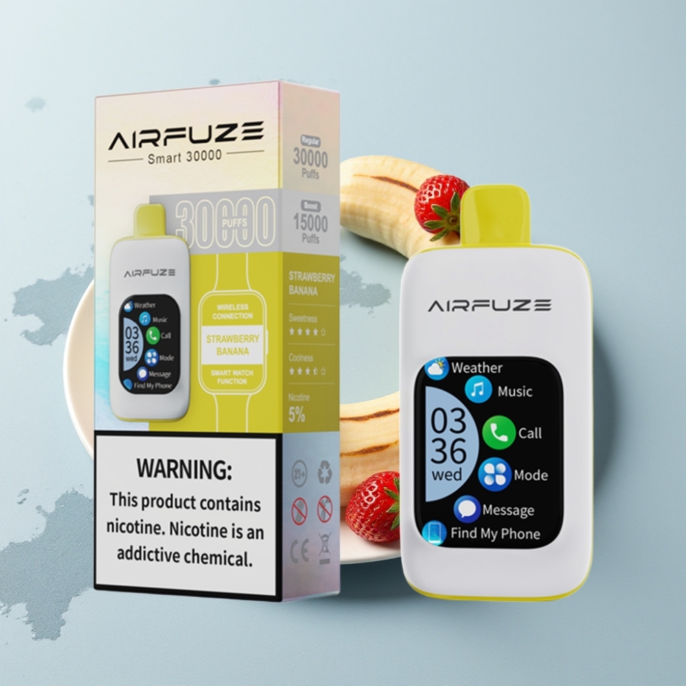 AirFuze Smart 30000 Puffs 5% Type-C Strawberry Banana