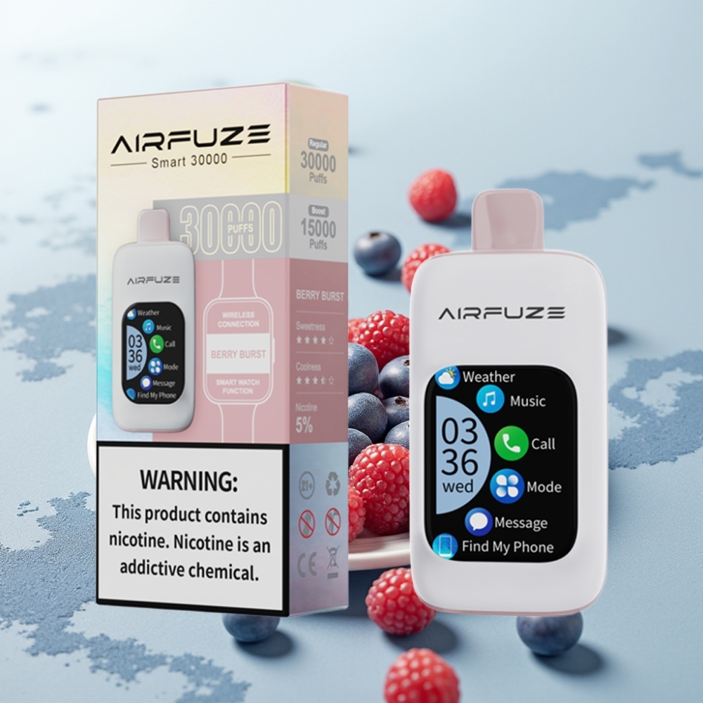 AirFuze Smart 30000 Puffs Berry Burst Touch Screen Type-C