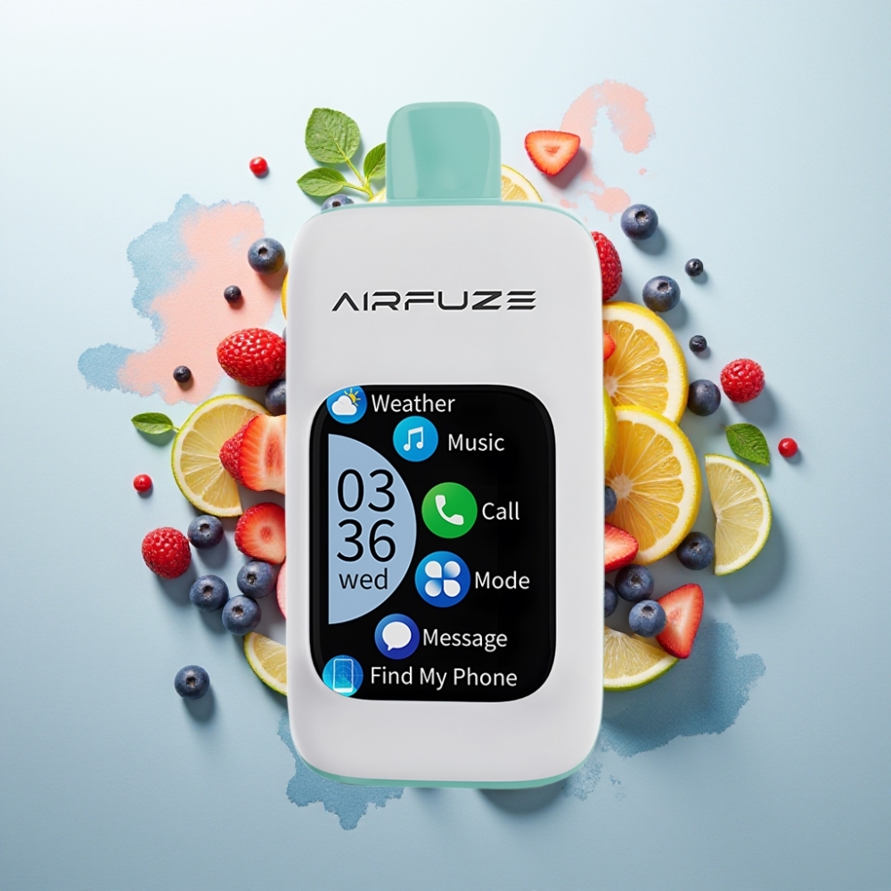 AirFuze Smart 30000 Puffs Disposable Vape Rainbow Fruit Burst 900mAh Type-C