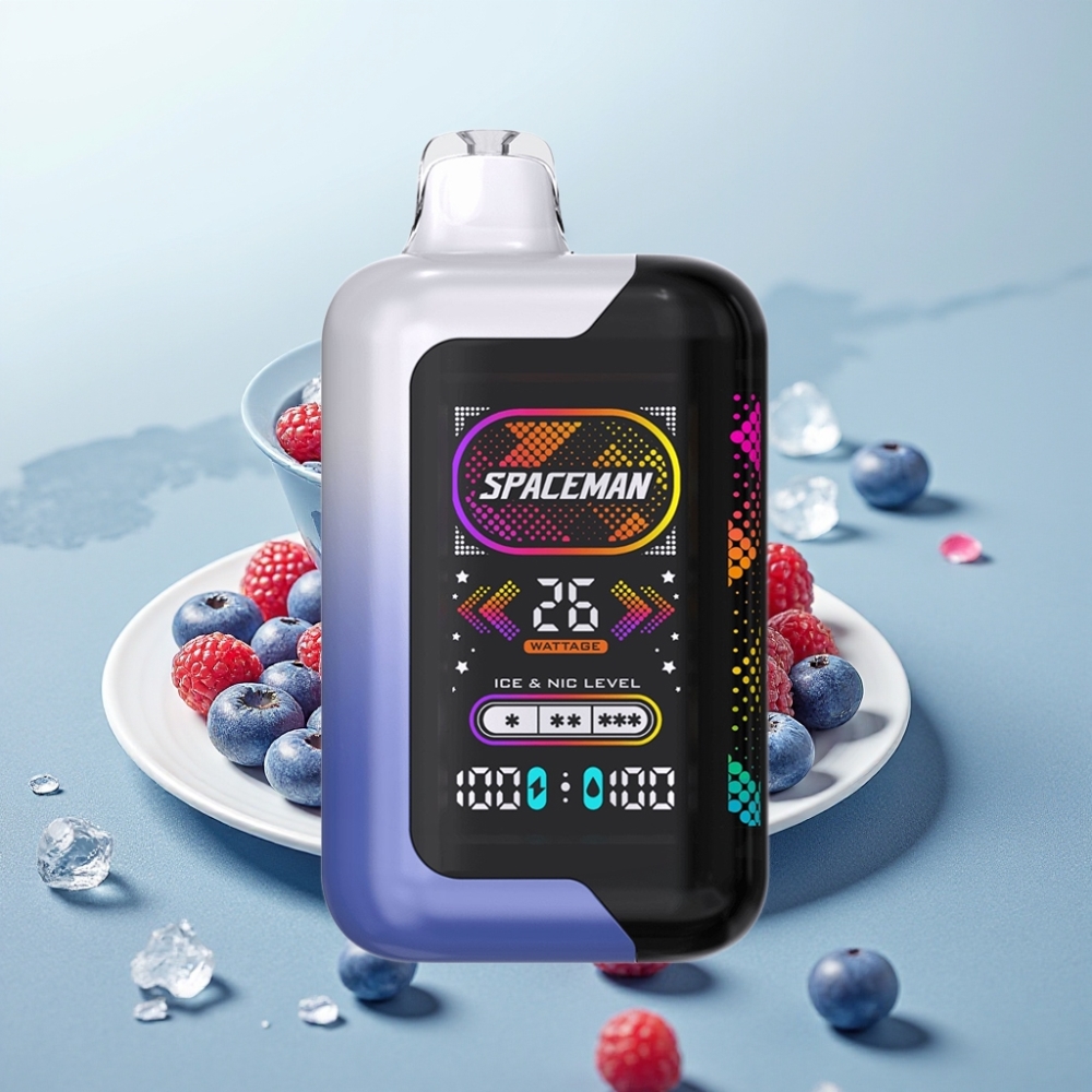 SMOK Spaceman SP40000 Zero Nic 20ml Blue Razz Ice