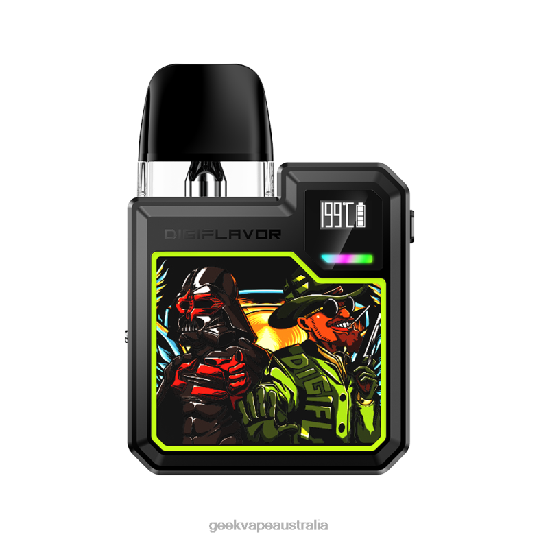 Geek Vape Australia - GeekVape Digiflavor Digi-Q Kit 1000mAh Warrior Black 48F0L73