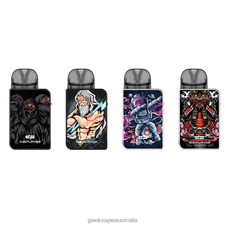 GeekVape Clearance - GeekVape Digiflavor U Pod Kit 1000mAh Ninja Dark 48F0L69