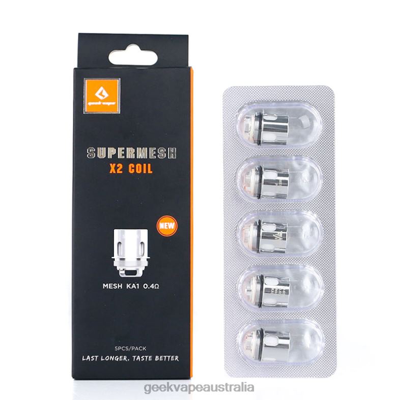 GeekVape Store - GeekVape Super Mesh X1/X2 Coils (New Version) 0.4OHM 48F0L17