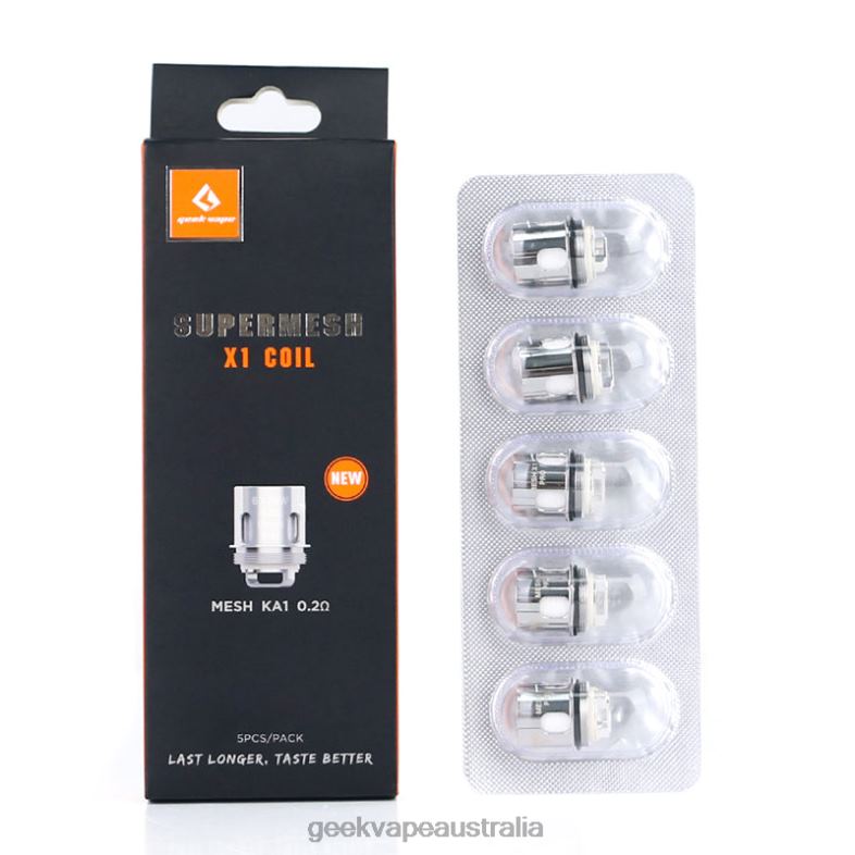 Vape Store GeekVape - GeekVape Super Mesh X1/X2 Coils (New Version) 0.2OHM 48F0L18